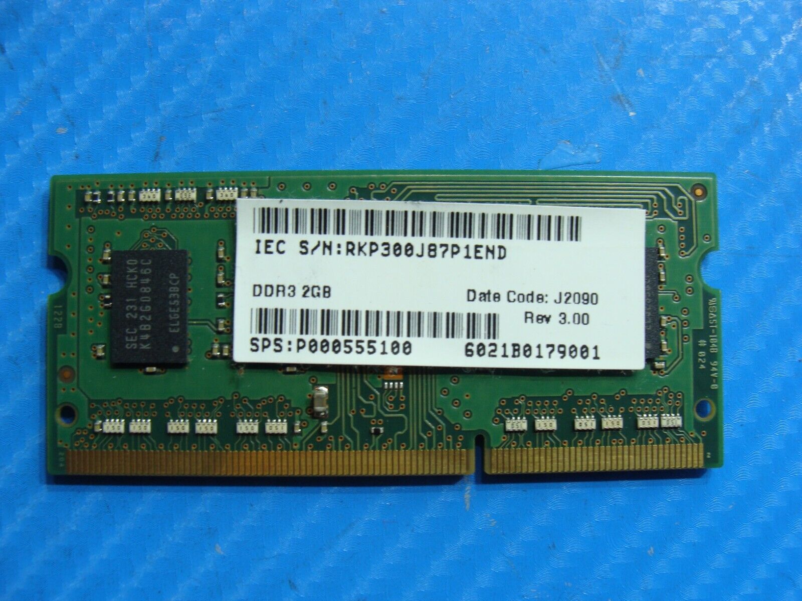 Toshiba L955-S5362 Samsung 2GB PC3-12800S SO-DIMM Memory RAM M471B5773CHS-CK0