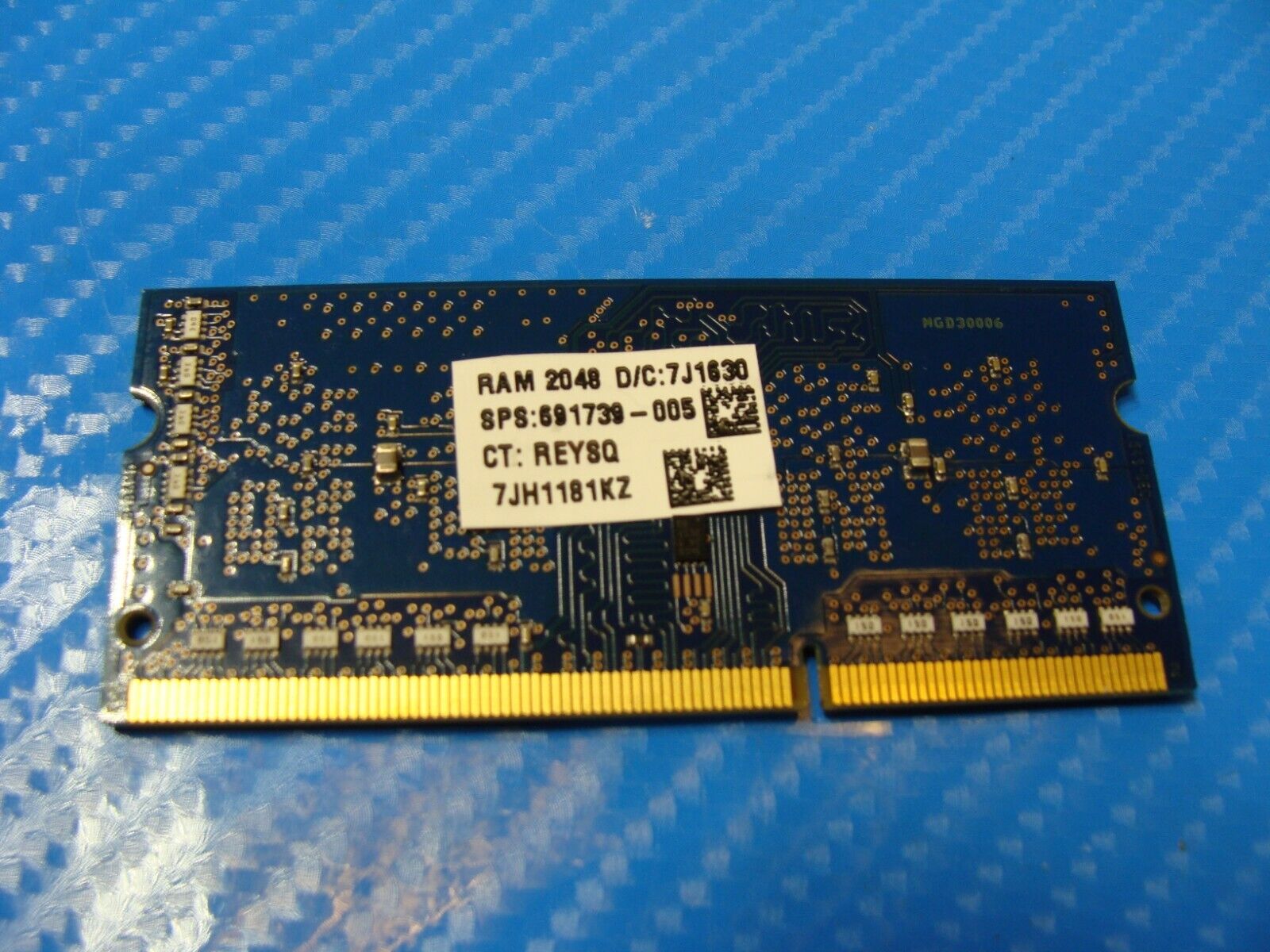 HP 15-af123cl So-Dimm SK Hynix 2GB 1Rx16 Memory RAM PC3L-12800S HMT425S6CFR6A-PB