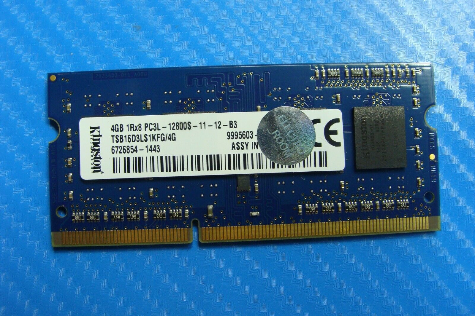 Toshiba P55W-B5220 Kingston 4Gb pc3l-12800s SO-DIMM Memory RAM tsb16d3ls1kfg/4g 