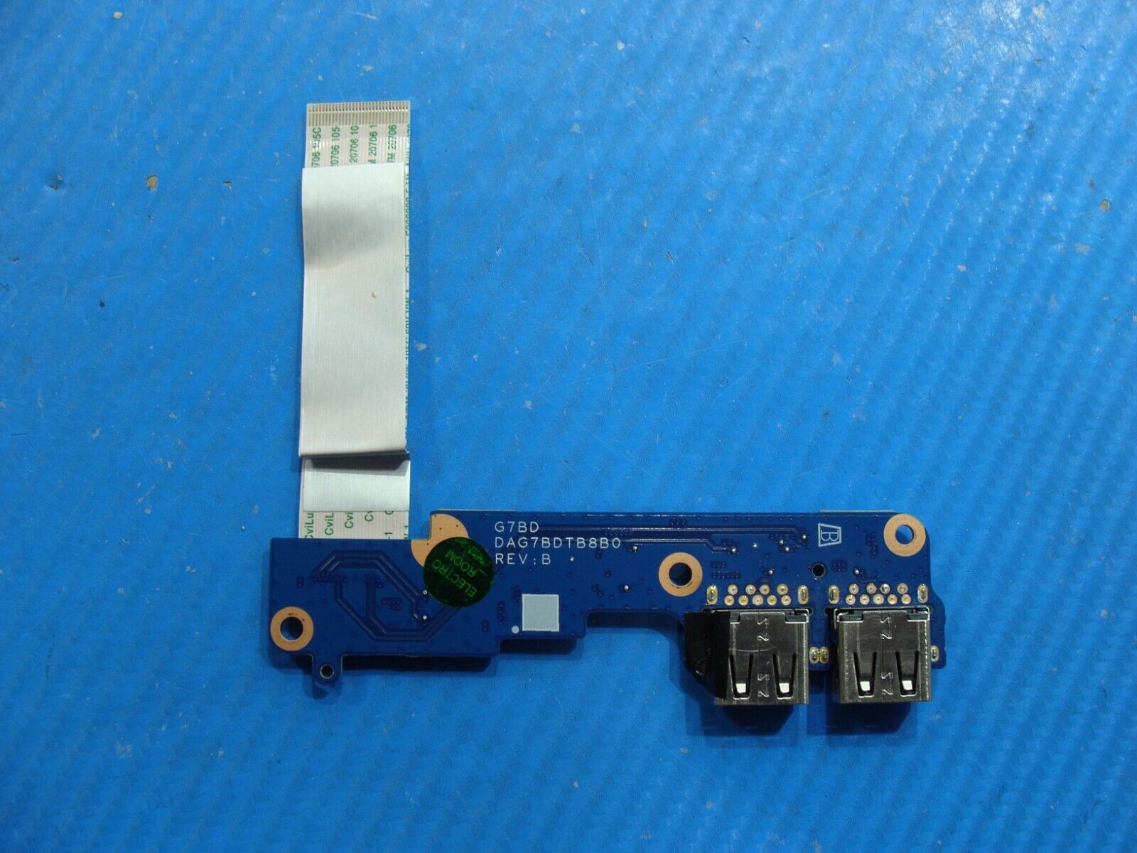 HP Pavilion 15.6” 15-cs2013ms OEM Laptop Dual USB Port Board w/Cable DAG7BDTB8B0