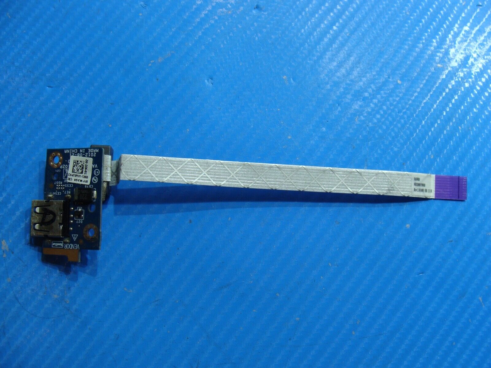 Dell Inspiron 15.6” 15R-5537 Genuine Laptop USB Card Reader Board w/Cable 875PM1