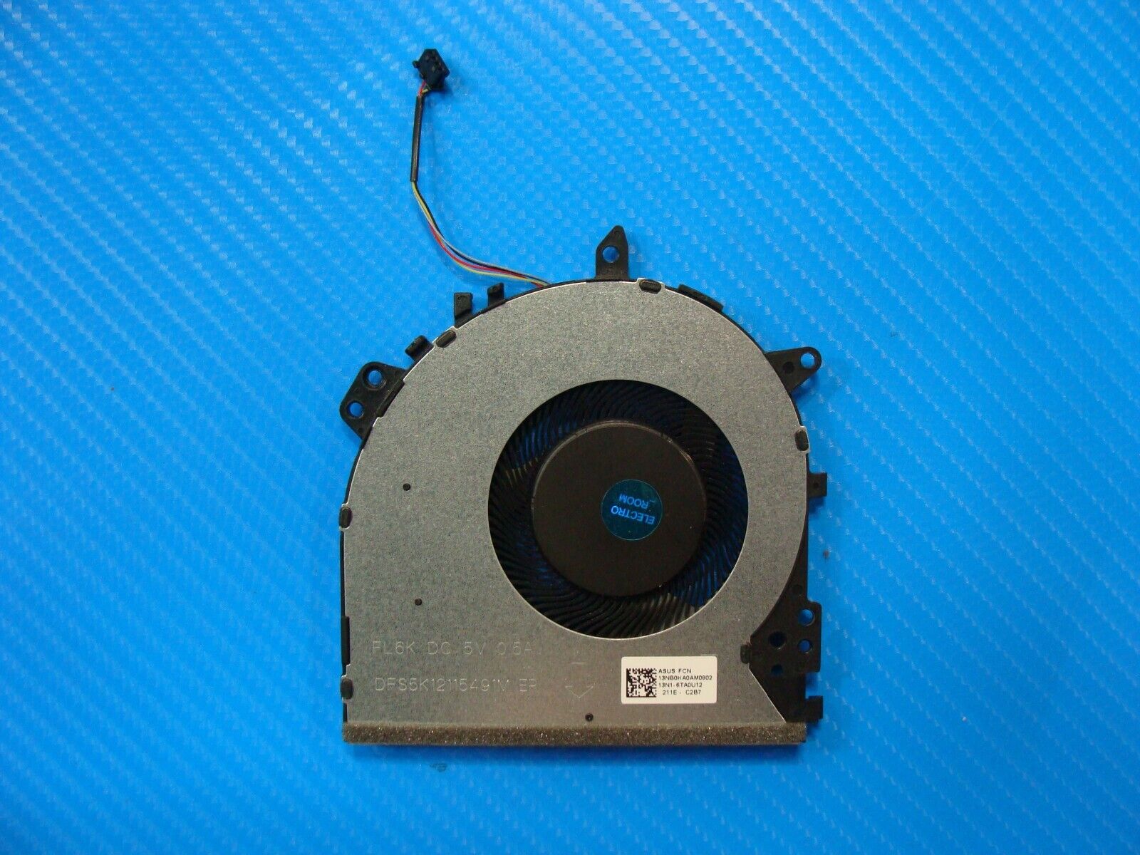 Asus VivoBook 15.6 F512D Genuine Laptop CPU Cooling Fan 13NB0KA0AM0802