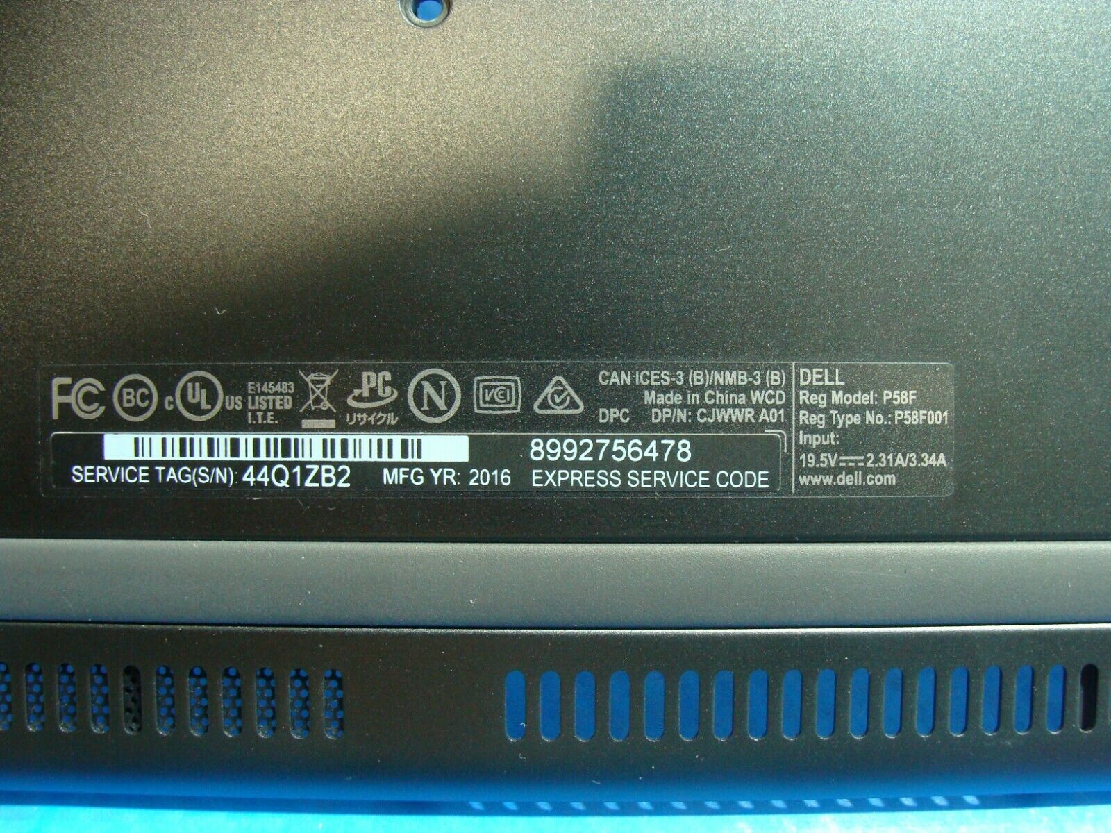 Dell Inspiron 15 7569 15.6