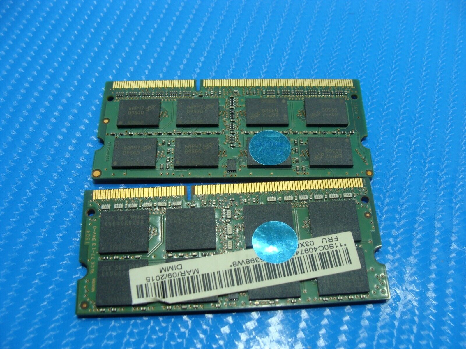 Laptop T560 Micron + Samsung 16GB (2x8GB) Memory RAM SO-DIMM M471B1G73QH0-YK0