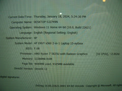 2-in-1 HP Envy x360 15-ey0023dx 15.6FHD AMD Ryzen 7 5825U 2GHz 12GB RAM 512GB
