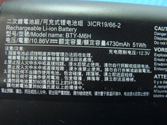 MSI GE72VR 6RF Apache Pro 17.3" Battery 10.86V 51Wh 4730mAh BTY-M6H 84%