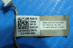 Dell Latitude 13 3379 13.3" Power Button Board w/Cable 3g1x1 450.07r0a.0022 