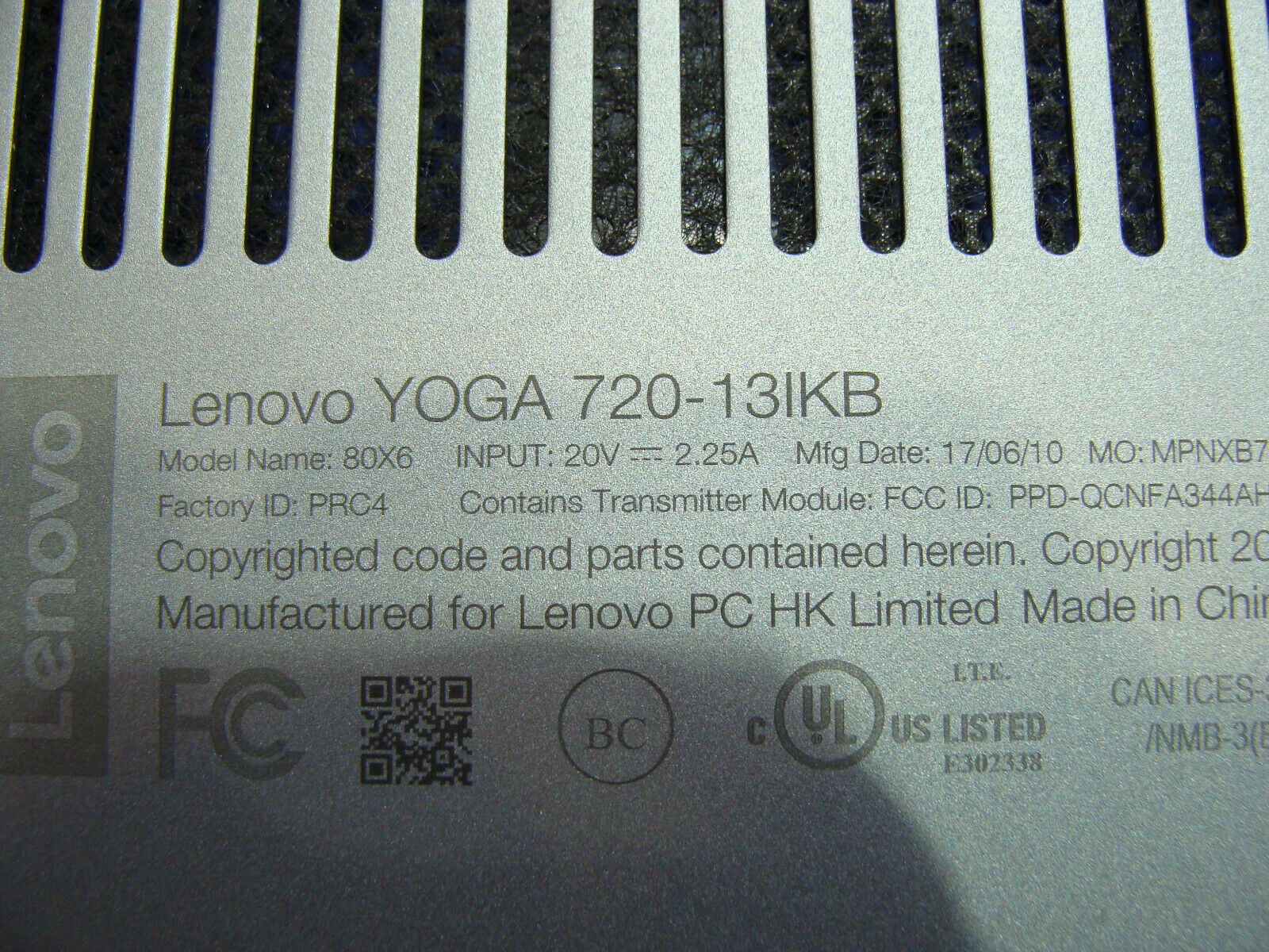 Lenovo Yoga 720-13IKB 13.3