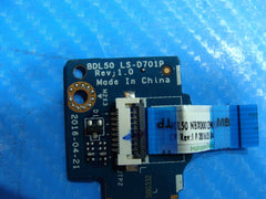 HP 15-ba078dx 15.6" Genuine Laptop Touchpad Mouse Button Board w/Cables LS-D701P