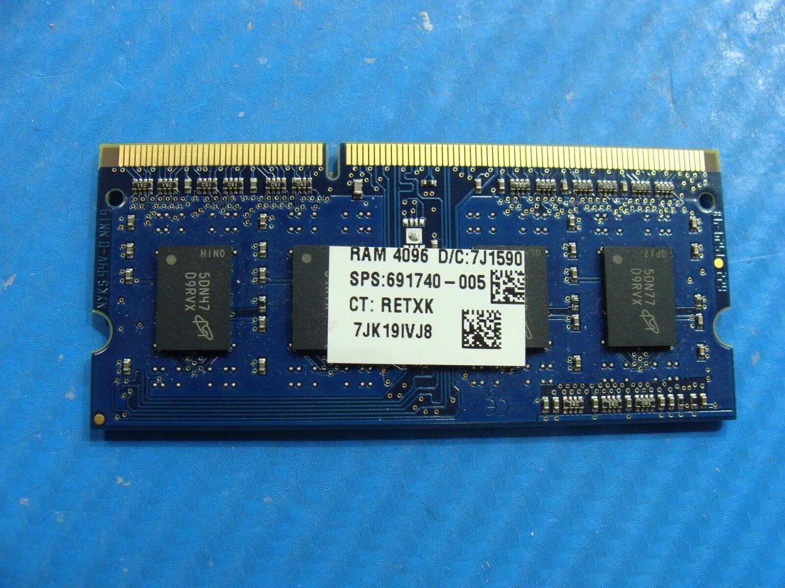 HP 15-bs191od Kingston 4GB 1Rx8 PC3L-12800S Memory RAM SO-DIMM HP687515-H66-MCN