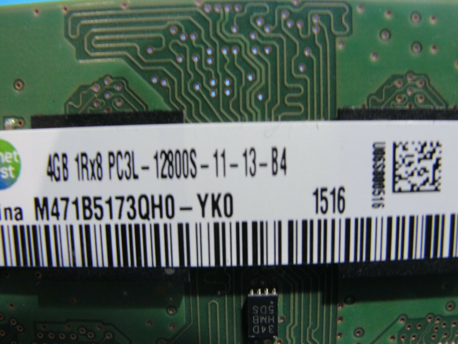 HP 13-s120nr SO-DIMM Samsung 4GB Memory PC3L-12800S-11-13-B4 M471B5173QH0-YK0 - Laptop Parts - Buy Authentic Computer Parts - Top Seller Ebay