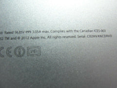 MacBook Air A1466 MD231LL/A Mid 2012 13" Genuine Bottom Case Silver 923-0129 - Laptop Parts - Buy Authentic Computer Parts - Top Seller Ebay