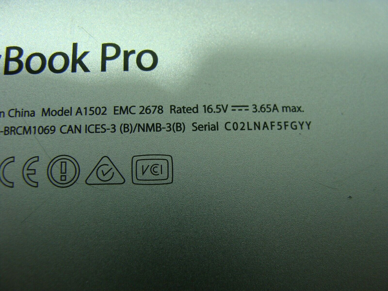 MacBook Pro A1502 13