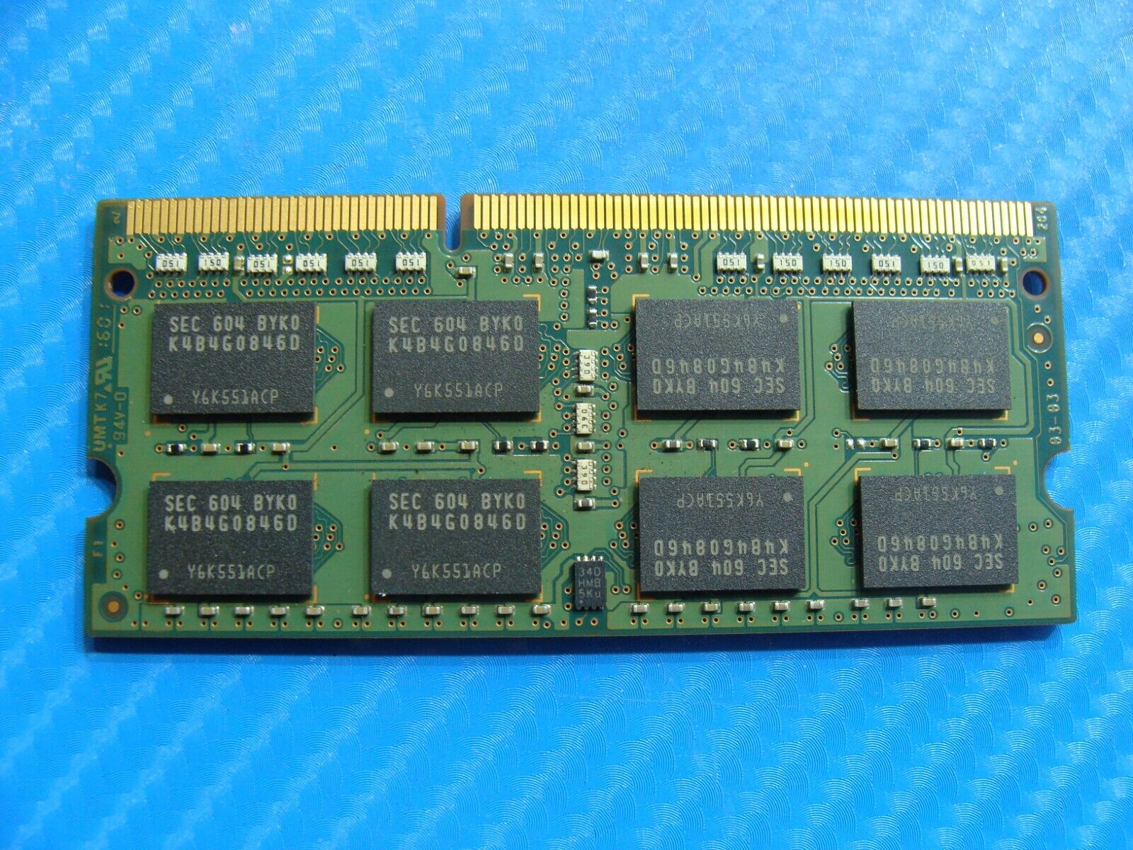 HP 745 G3 Samsung 8GB 2Rx8 PC3L-12800S Memory RAM SO-DIMM M471B1G73DB0-YK0