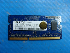 MacBook Pro A1278 Elpida 2GB 1Rx8 SODIMM Memory RAM PC3-12800S EBJ20UF8BDU0-GN-F - Laptop Parts - Buy Authentic Computer Parts - Top Seller Ebay