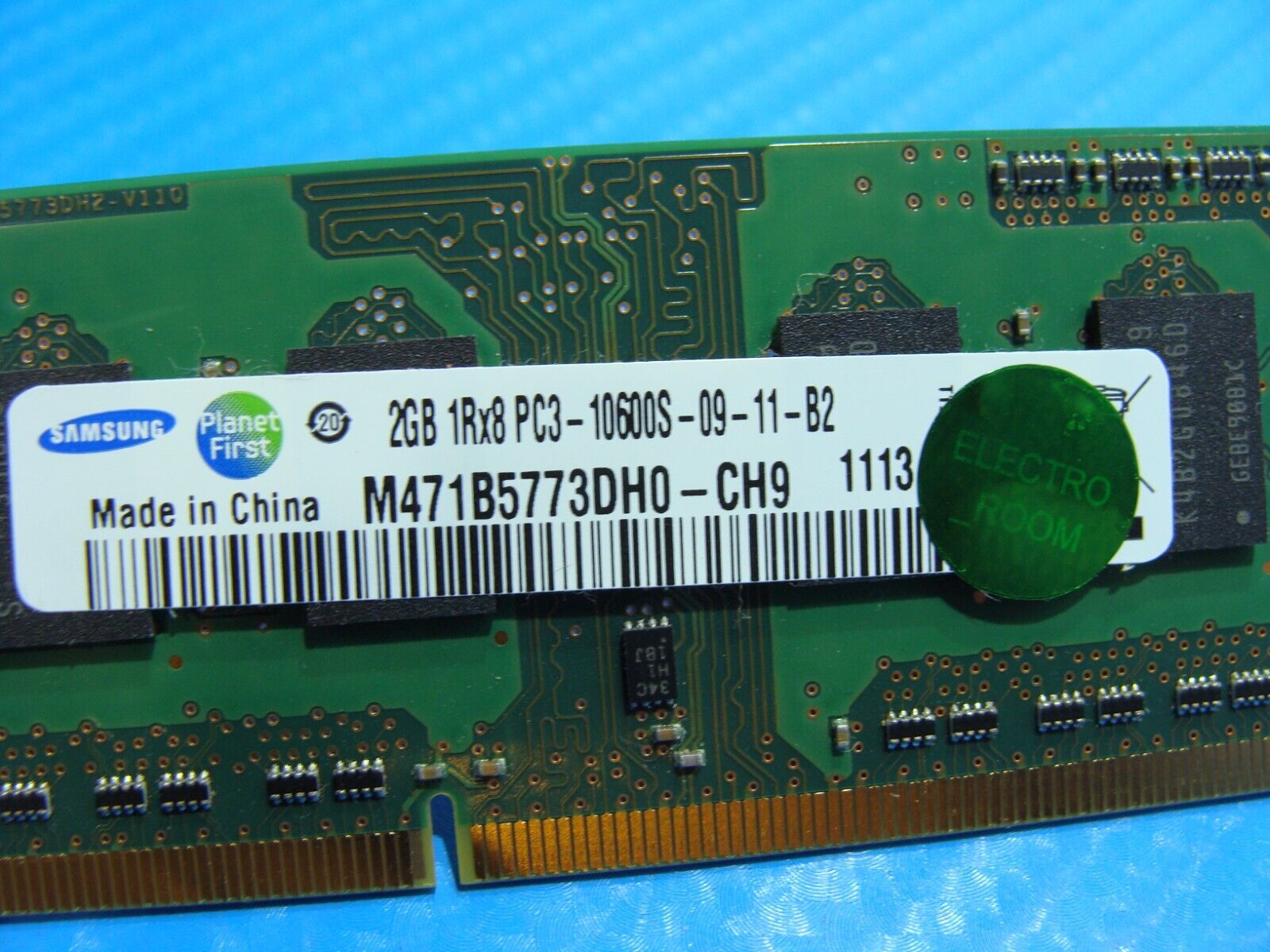 MacBook Pro A1278 Samsung 2GB 1Rx8 Memory RAM SO-DIMM M471B5773DH0-CH9 661-5860