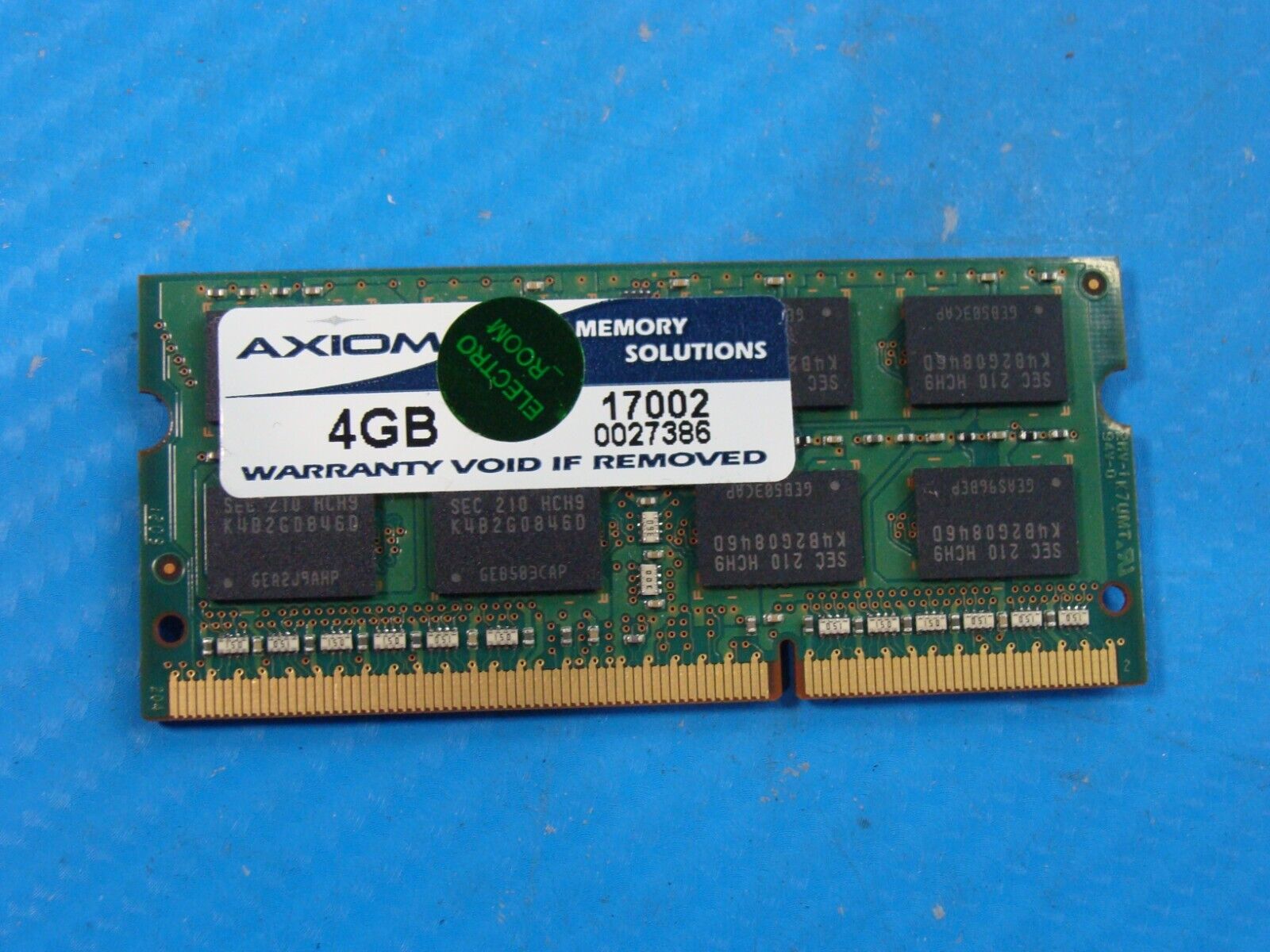 MacBook Pro A1286 Samsung 4GB 2Rx8 PC3-10600 Memory RAM SO-DIMM M471B5273DH0-CH9