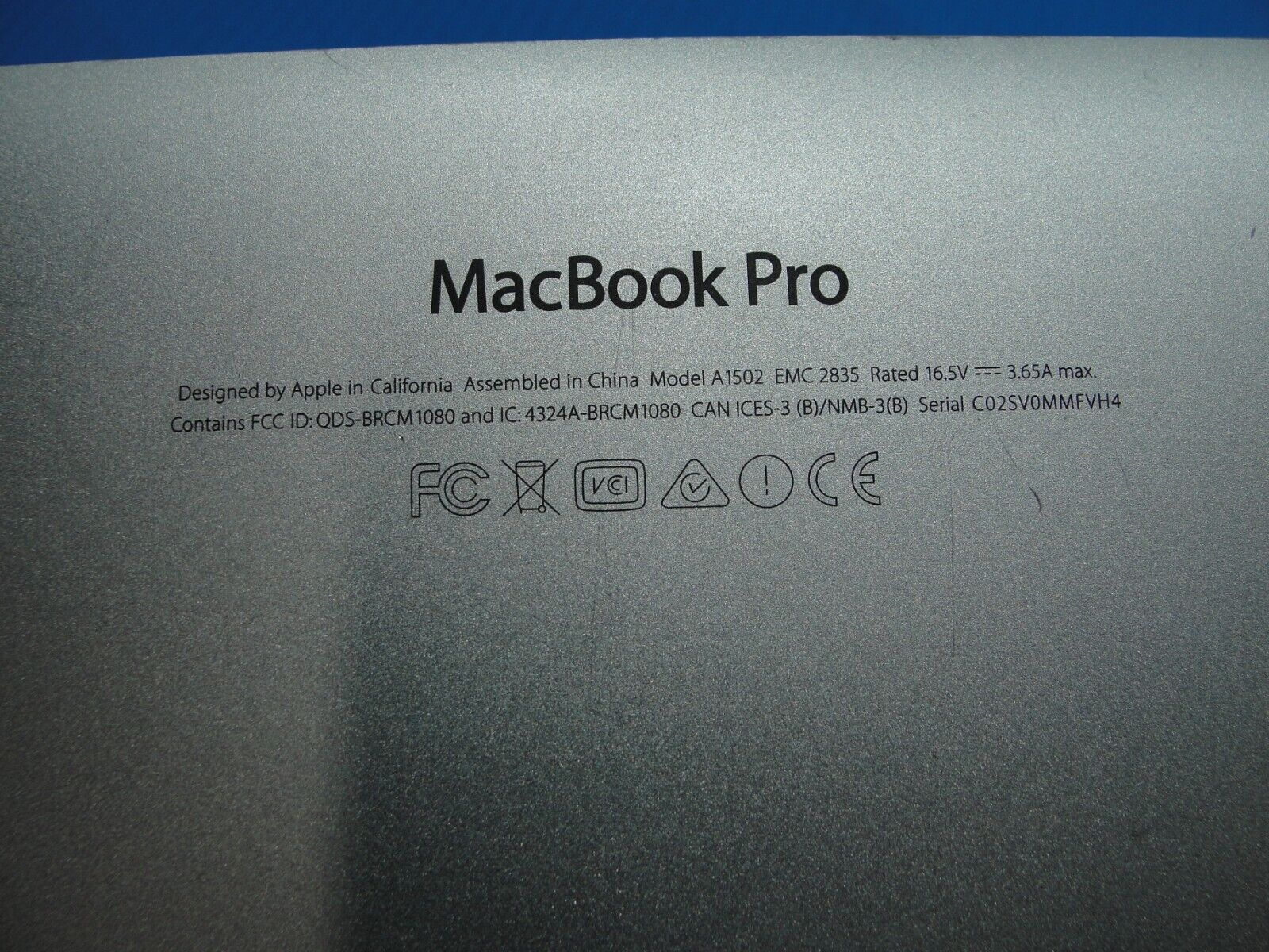 MacBook Pro A1502 13