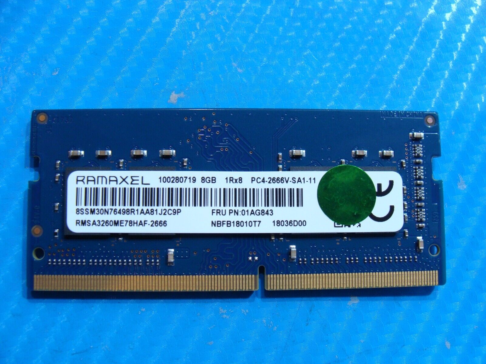 Lenovo 710-15IKB Ramaxel 8GB PC4-2666V Memory RAM SO-DIMM RMSA3260ME78HAF-2666