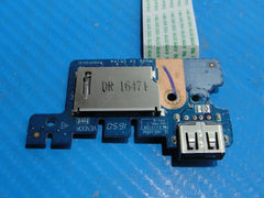 HP 15.6" 15-ba009dx Genuine USB SD Card Reader Board w/Cable LS-D702P HP