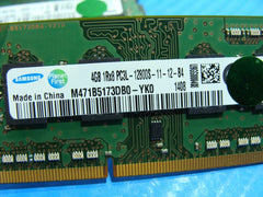 Dell 15 5547 Samsung 8GB 2x4GB PC3L-12800S Memory RAM SO-DIMMM M471B5173DB0-YK0