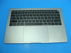 MacBook Air A1932 13" Mid 2019 MVFH2LL/A Top Case w/Battery Space Gray 661-12592