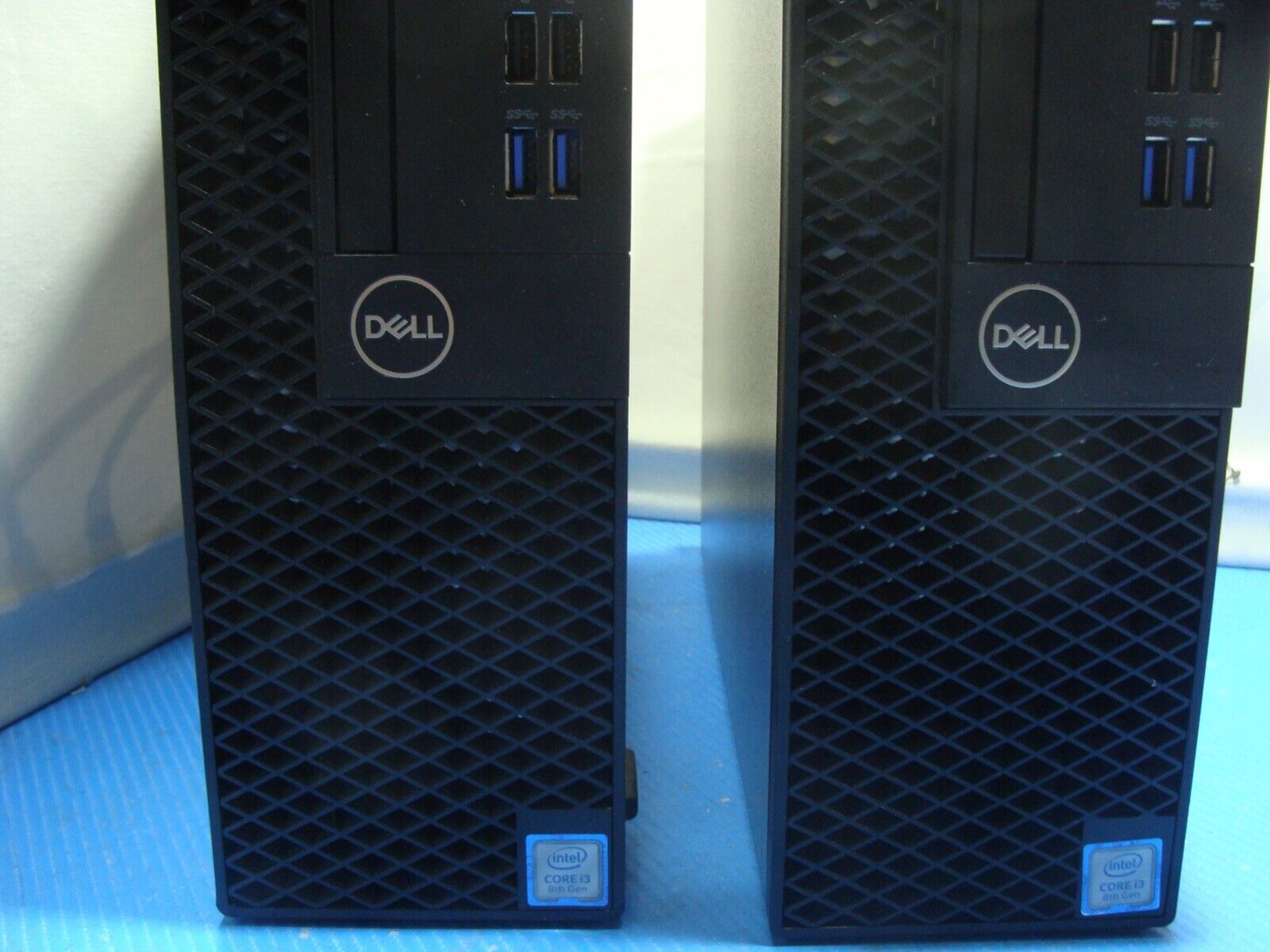 Lot of 2 Dell Optiplex 3060 intel Core i3-8100 3.60GHz 8GB RAM 512GB SSD win10P