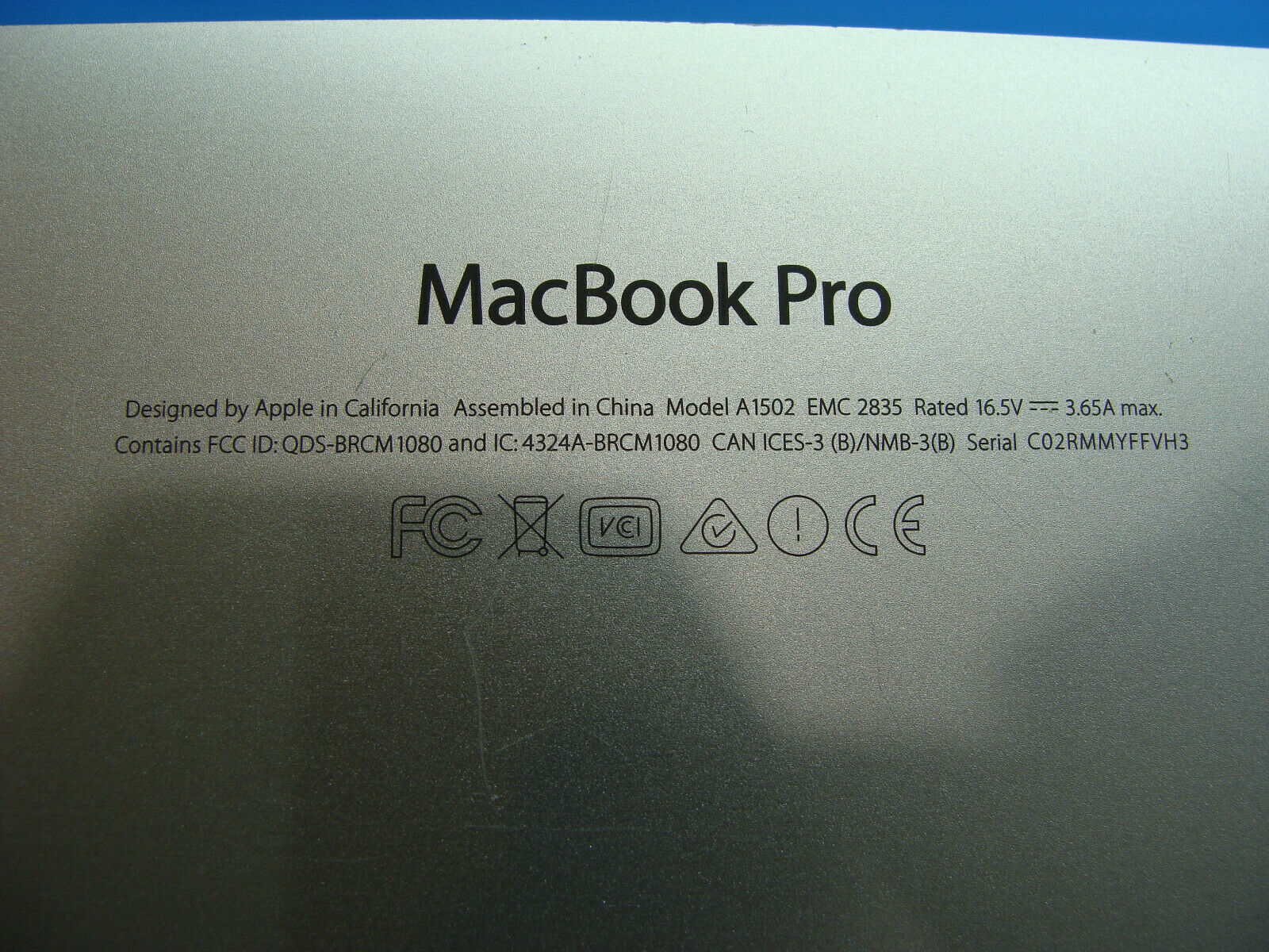 MacBook Pro A1502 13