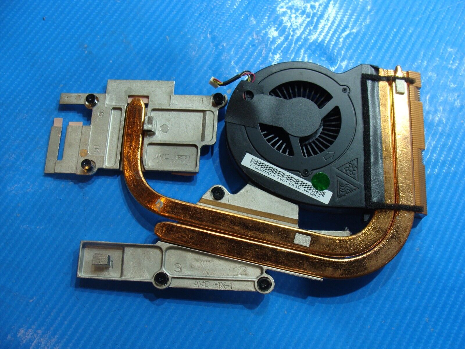 Lenovo IdeaPad 15.6” Y500 Genuine Laptop CPU Cooling Fan w/Heatsink AT003002VV0