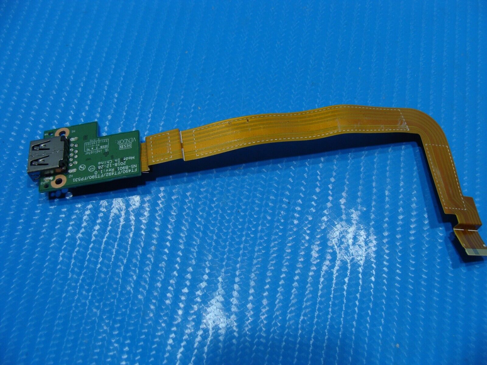 Lenovo ThinkPad 15.6” T590 Genuine Laptop USB Port Board w/Cable NS-B901