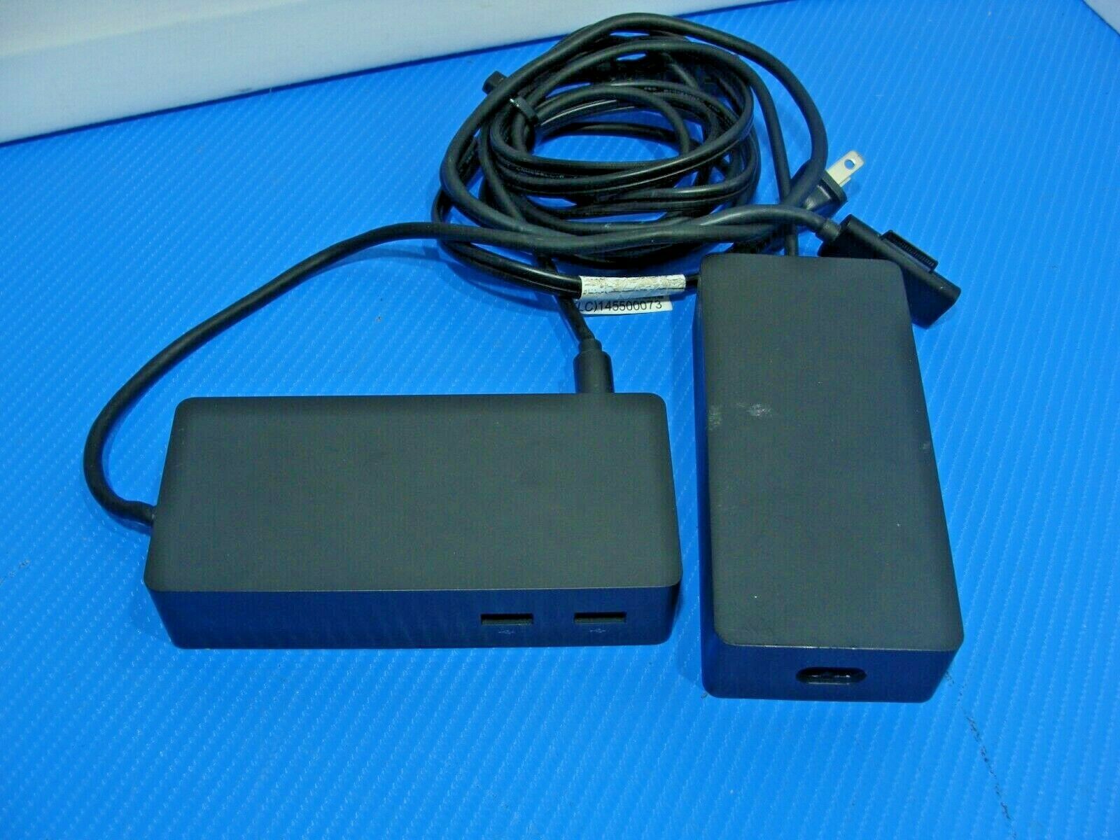 Microsoft Surface Docking Station Dock Model 1661 with Power Adapter Model 1749 