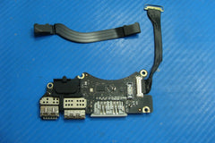 MacBook Pro A1398 15" 2013 ME294LL/A Right I/O Board PCBA w/Cables 661-8312 