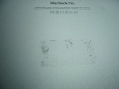 MacBook Pro A1502 13" Late 2013 ME864LL/A Bottom Case 923-0561