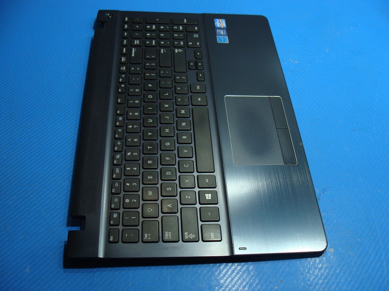 Samsung ATIV Book 4 15.6” NP470R5E OEM Palmrest w/TouchPad Keyboard BA75-04516A