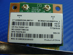 HP Stream 11-d010wm 11.6" Genuine WiFi Wireless Card BCM943142HM 752597-001 HP