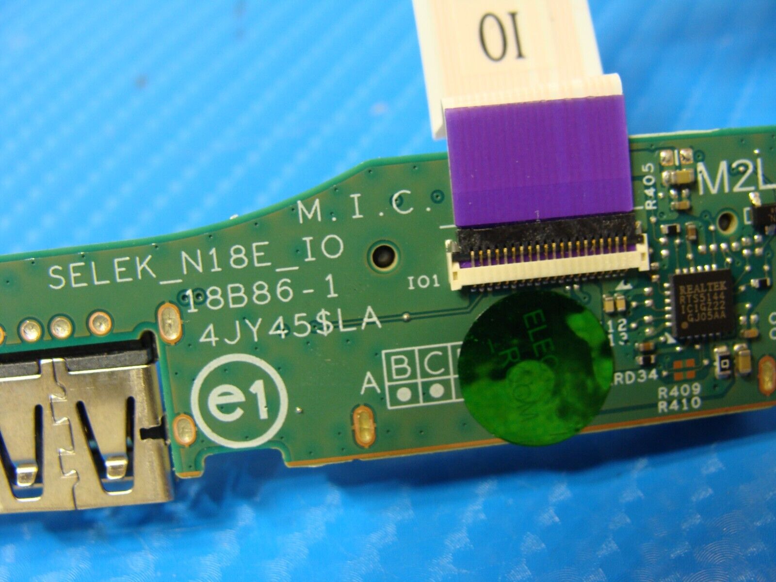 Dell G3 15.6” 3590 OEM Laptop USB Card Reader Board w/Cable V75C6 450.0H703.0011