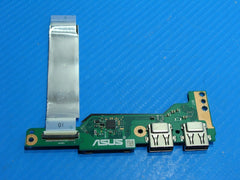 Asus VivoBook 15.6" F510QA-WB91 OEM Dual USB SD Card Reader Board w/Cable X510QR