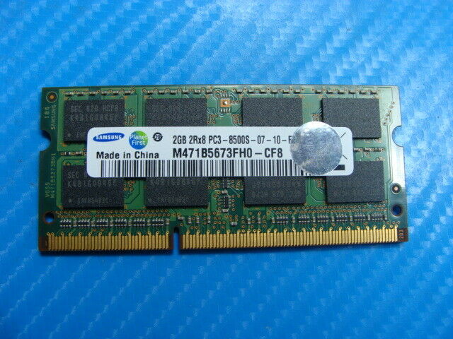 MacBook Pro A1278 Samsung 2GB 2Rx8 PC3-8500S RAM Memory SO-DIMM M471B5673FH0-CF8 - Laptop Parts - Buy Authentic Computer Parts - Top Seller Ebay