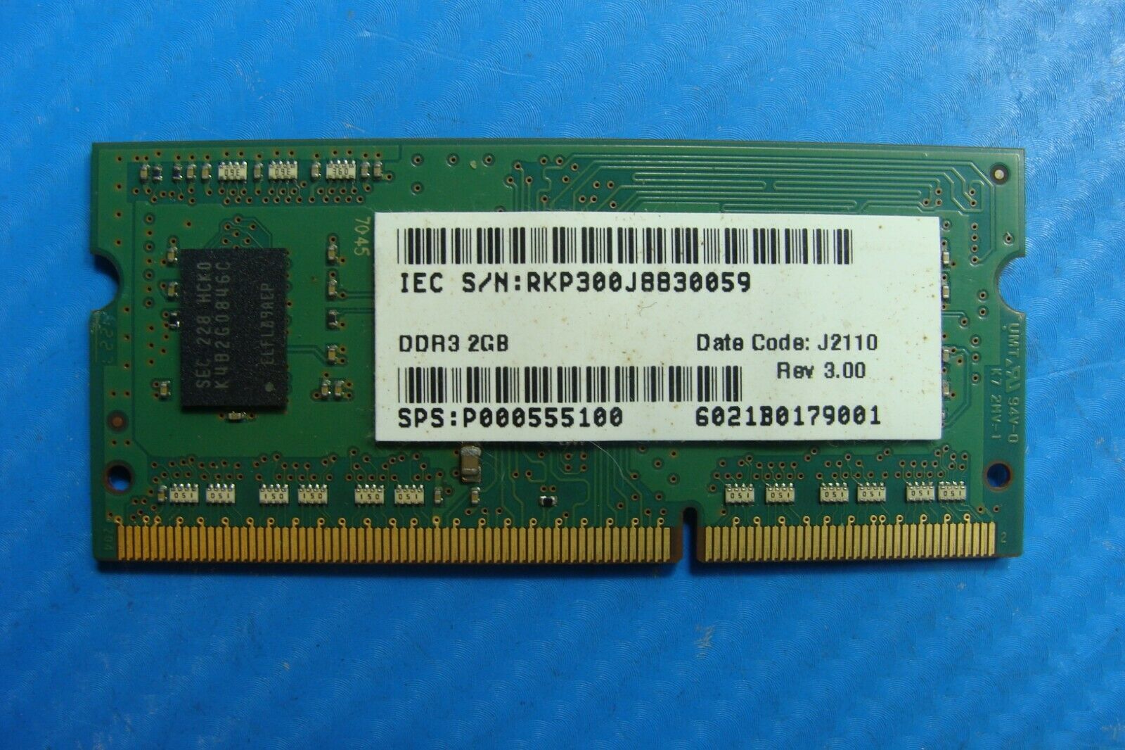 Toshiba L955-S5370 Samsung 2Gb Memory RAM So-Dimm pc3-12800s m471b5773chs-ck0 