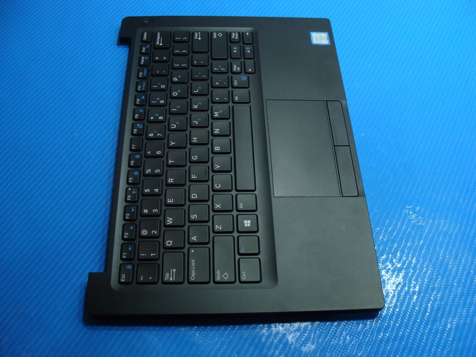 Dell Latitude 13.3” 7390 Genuine Palmrest w/Touchpad Keyboard Speakers 80V6W