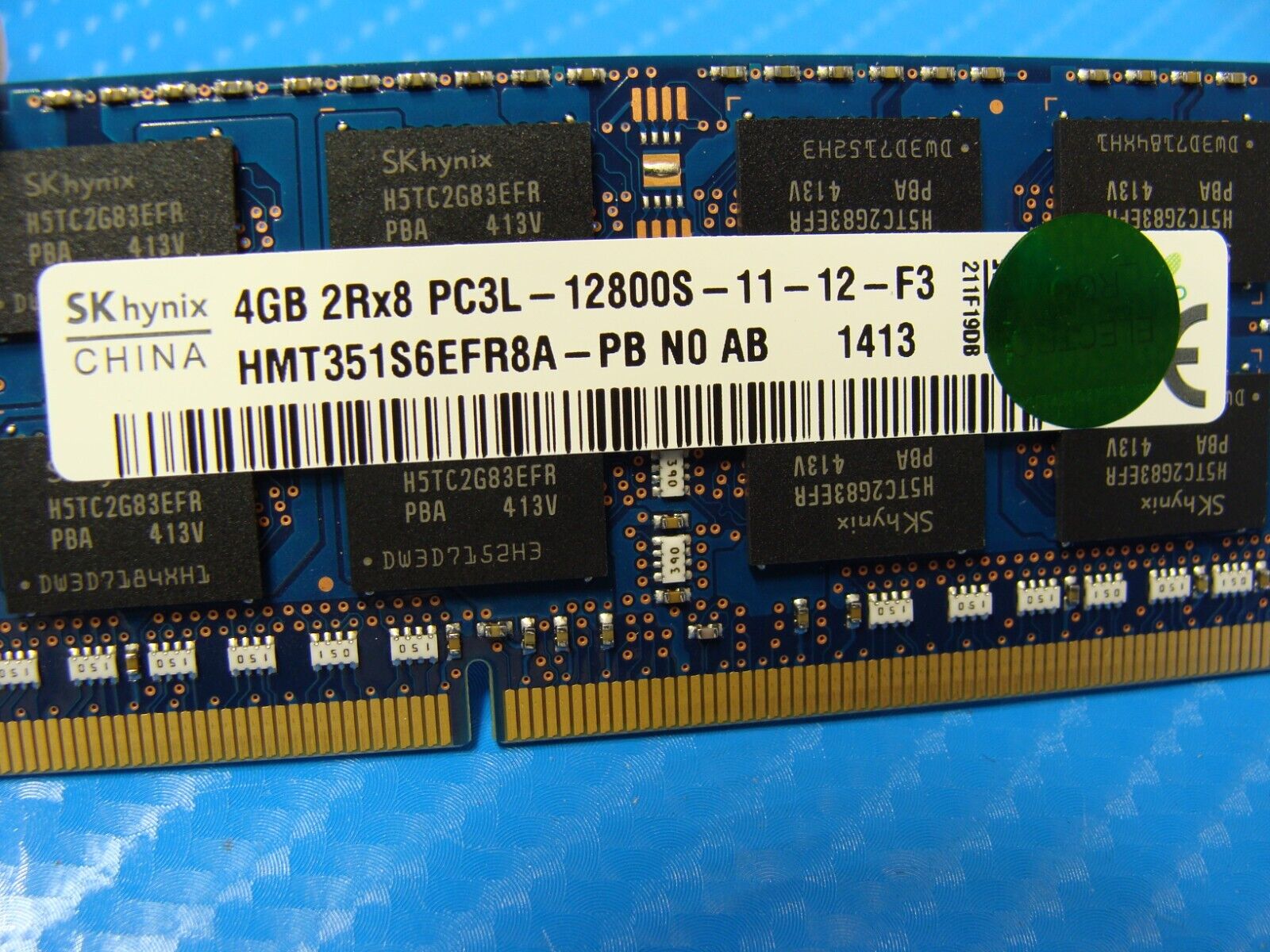 Lenovo E540 SK Hynix 4GB 2Rx8 PC3L-12800S Memory RAM SO-DIMM HMT351S6EFR8A-PB