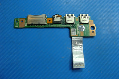 Asus 13.3" S300C Genuine Dual USB Audio Card Reader Board w/Cable 69n0p5b10c00 