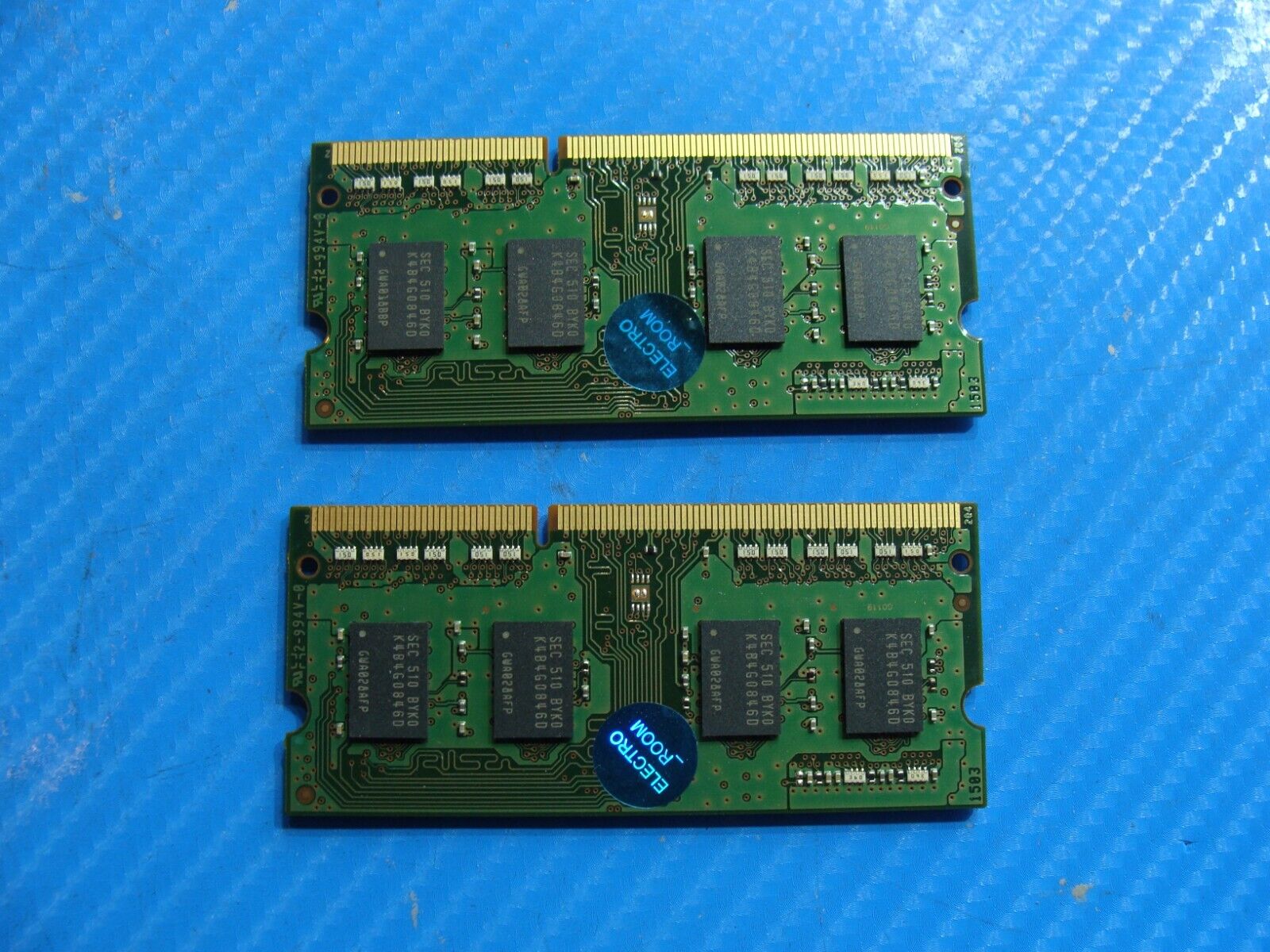 Toshiba E45DW-C Samsung 8GB 2x4GB PC3L-12800S Memory SO-DIMMM M471B5173DB0-YK0