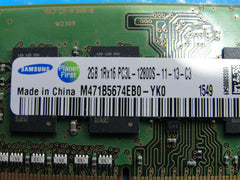 HP 14-ab166us Laptop Samsung 2GB Memory PC3L-12800S-11-13-C3 M471B5674EB0-YK0 - Laptop Parts - Buy Authentic Computer Parts - Top Seller Ebay