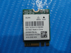 Dell Inspiron 15 5579 15.6" Genuine Laptop Wireless WiFi Card D4V21 QCNFA344A