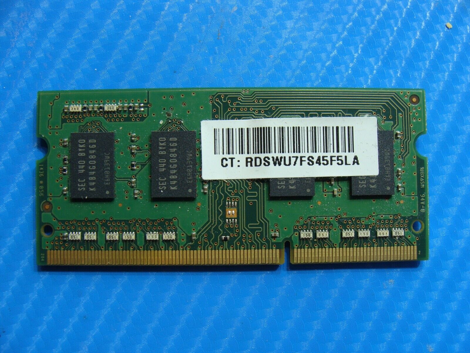 HP 15-f100dx So-Dimm Samsung 4GB 1Rx8 Memory RAM PC3L-12800S M471B5173DB0-YK0