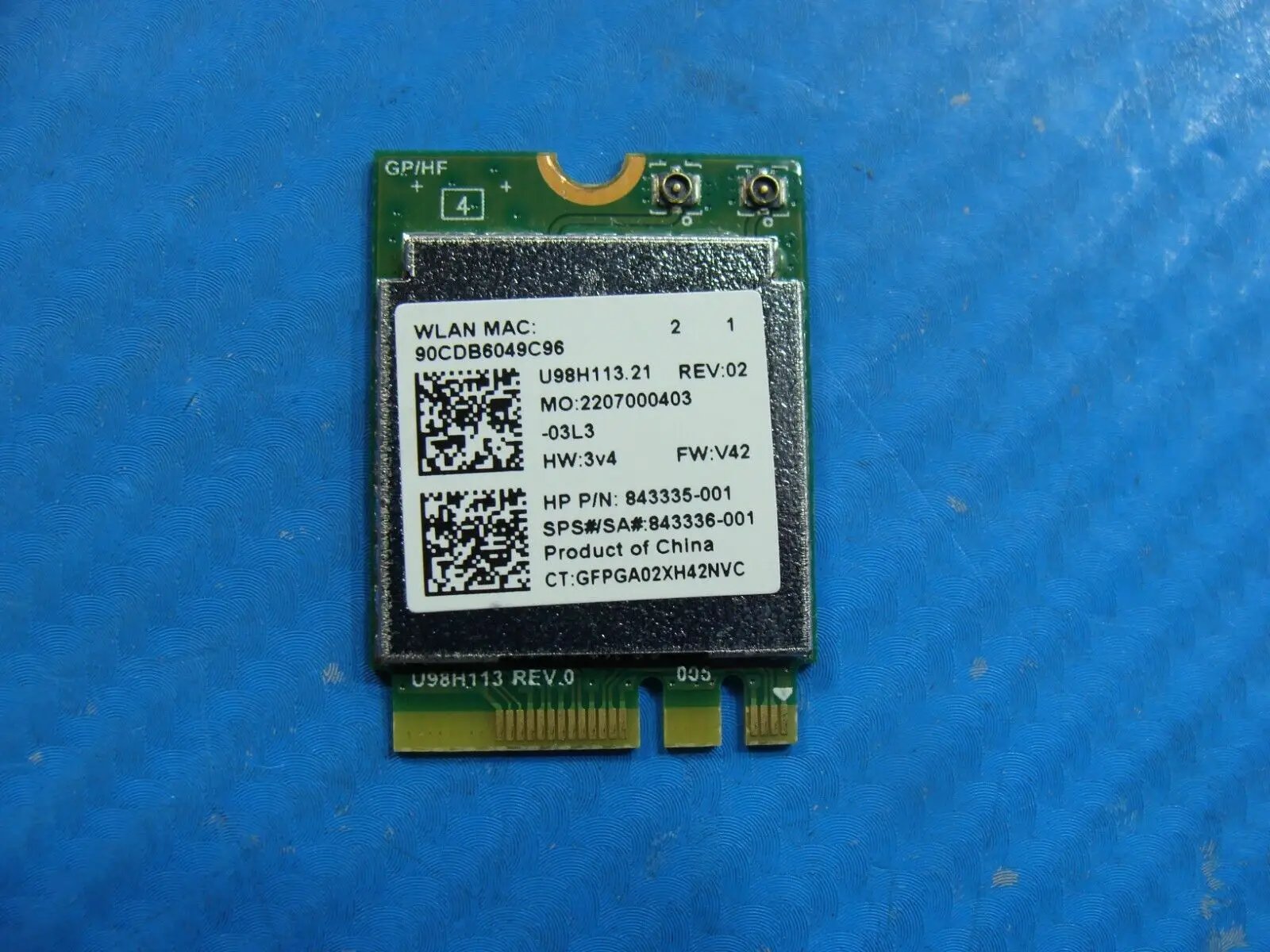 HP 15.6” 15-ay009dx Genuine Laptop WiFi Wireless Card 857334-855 843335-001