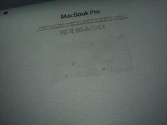 MacBook Pro A1398 15" Mid 2015 MJLQ2LL/A Bottom Case Silver 923-00544