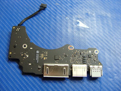 MacBook Pro 13" A1502 Early 2015 MF839LL/A Genuine I/O Board 661-02457 GLP* Apple