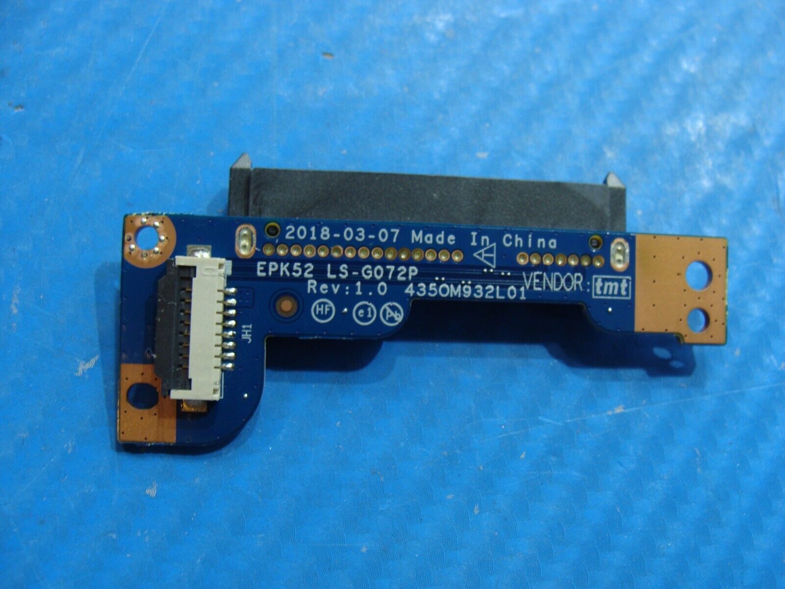 HP 15.6” 15-da0071ms OEM Laptop HDD Hard Drive Connector LS-G702P 435OM932L01